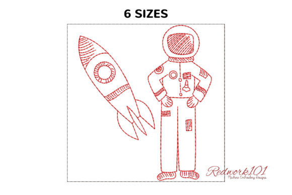 Astronaut Profession Machine Embroidery: A Seasonal Design Review