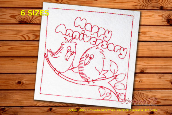 Cute Fluffy Birds Happy Anniversary: A Seasonal Embroidery Review