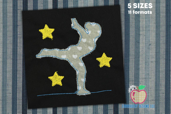 Gymnast in Action Stitch Applique Review for Real Projects