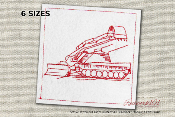 Military Engineering Vehicle Embroidery Design Review