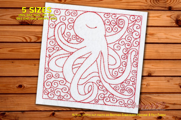 Pattern with Cute Octopus Review for Business Use