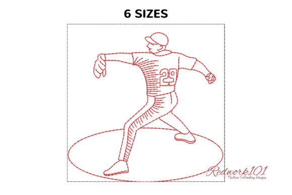 Throwing a Baseball on Pitch Embroidery Review