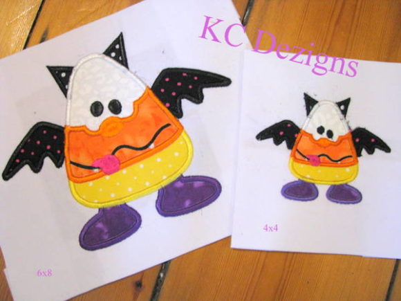 Wacky Halloween Corn 02: A Playful Seasonal Embroidery Design
